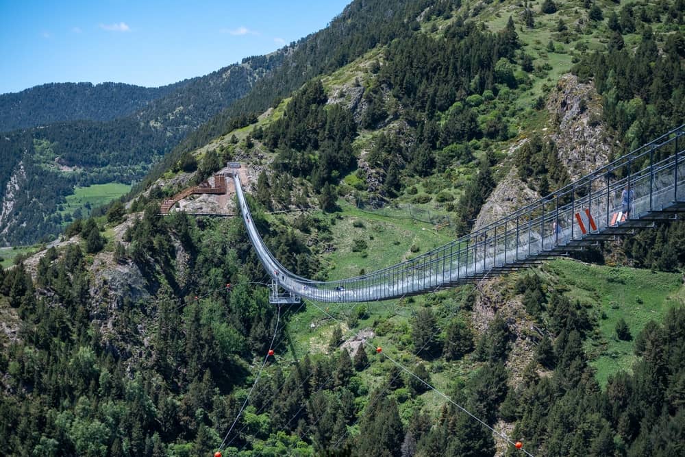 Andorre accueille le deuxième pont suspendu le plus long du monde !