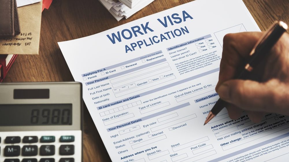 Obtention d'un visa de travail